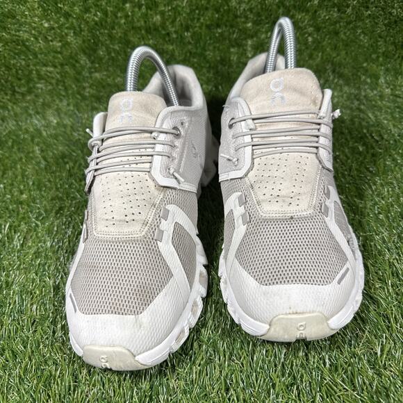 On Cloud 5 Running Shoes Sneakers Womens Size 8.5 Pearl White 59.98773 - Picture 5 of 11